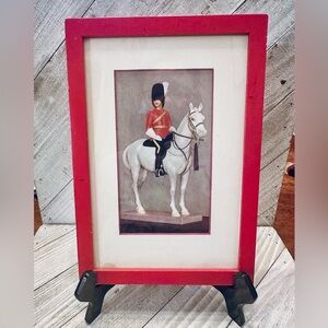 Framed King Ambler Print‎ Royal Scots Greys Mounted on Horse Military Scottish